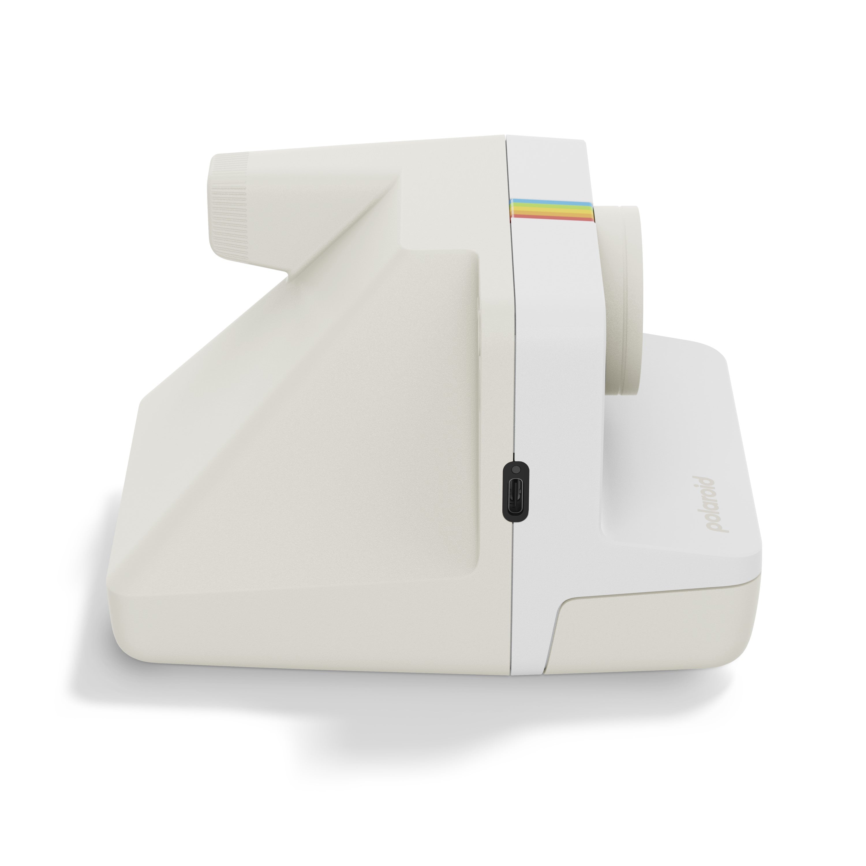 Polaroid Now Gen 3 Instant Camera – Side View - white 