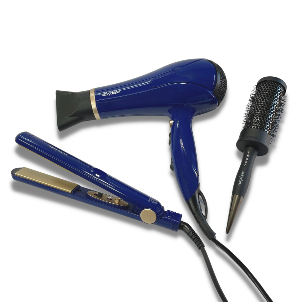 Nicky Clarke Hairdryer & Straightener Set with Brush