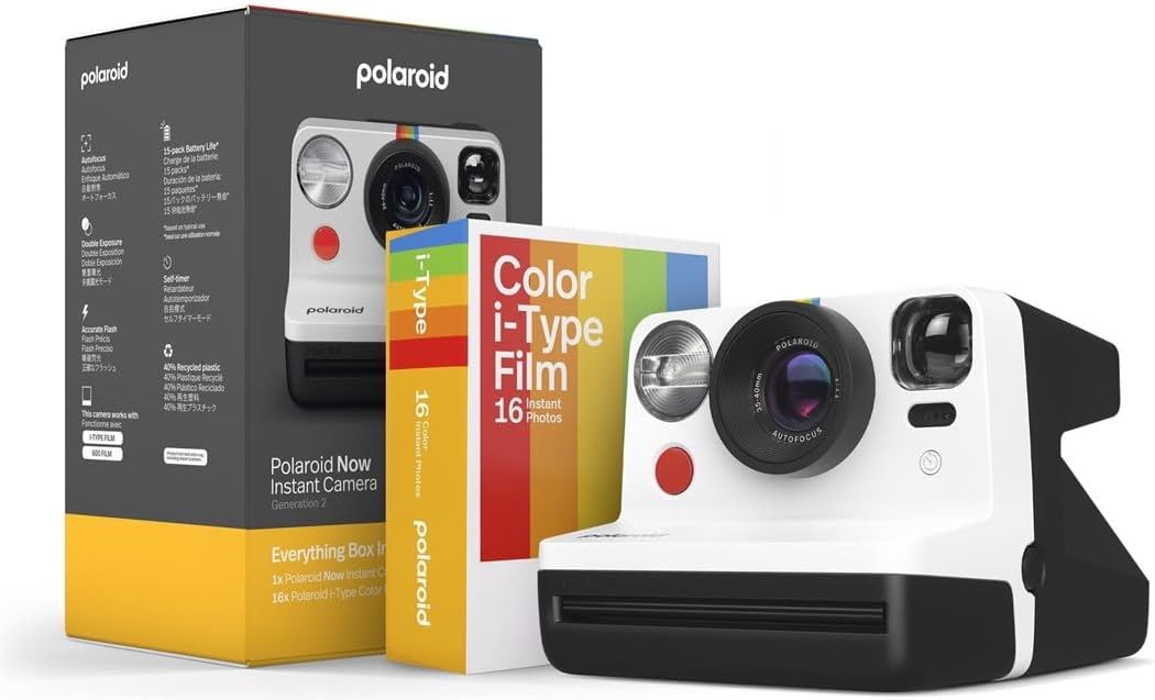 Polaroid Everything Box Now Gen 2 - Black & White