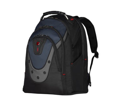 Wenger Ibex 17'' Laptop Backpack with Tablet Pocket - Black/Blue