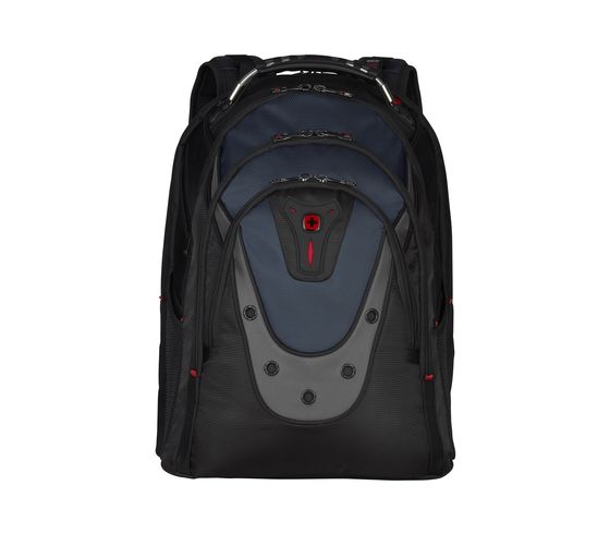 Wenger Ibex 17'' Laptop Backpack with Tablet Pocket - Black/Blue