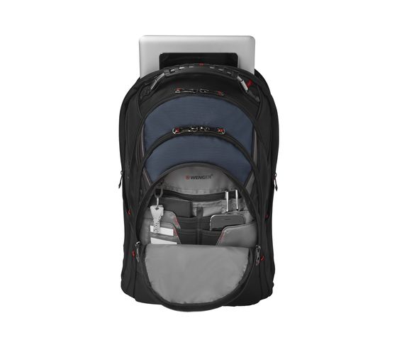 Wenger Ibex 17'' Laptop Backpack with Tablet Pocket - Black/Blue