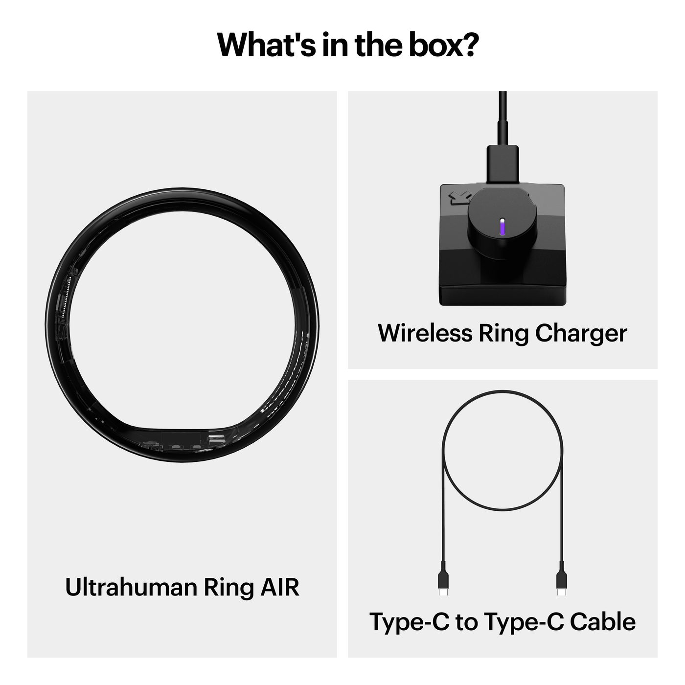 Ultrahuman Ring Air - Aster Black