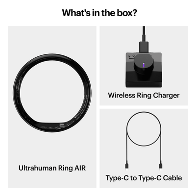 Ultrahuman Ring Air - Aster Black