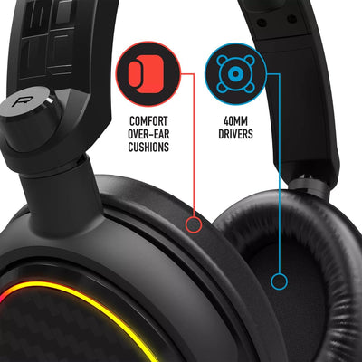 Stealth C6-100 Light Up Gaming Headset for XBOX, PS4/PS5, Switch, PC