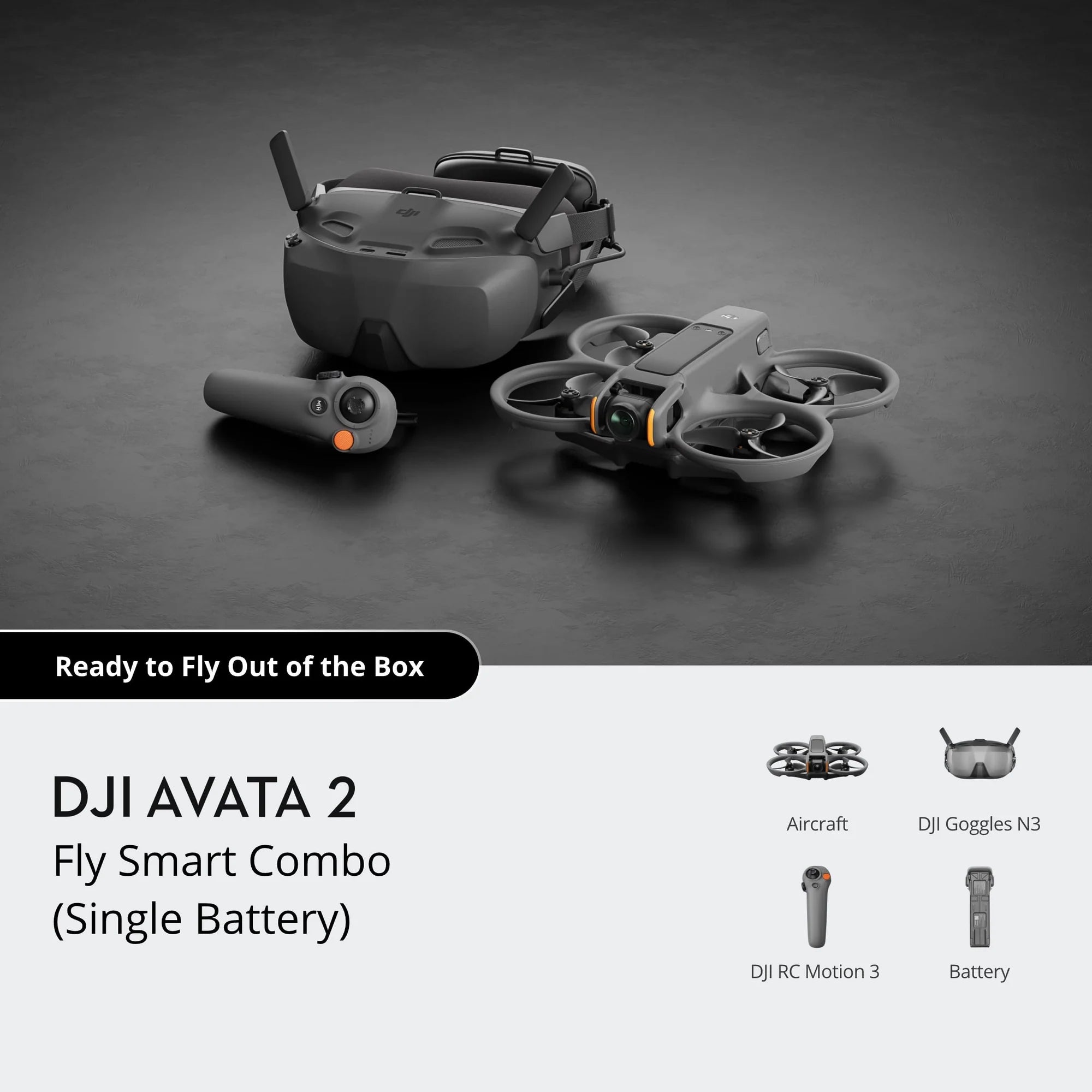 DJI Avata 2 Fly Smart Combo (1 Battery)