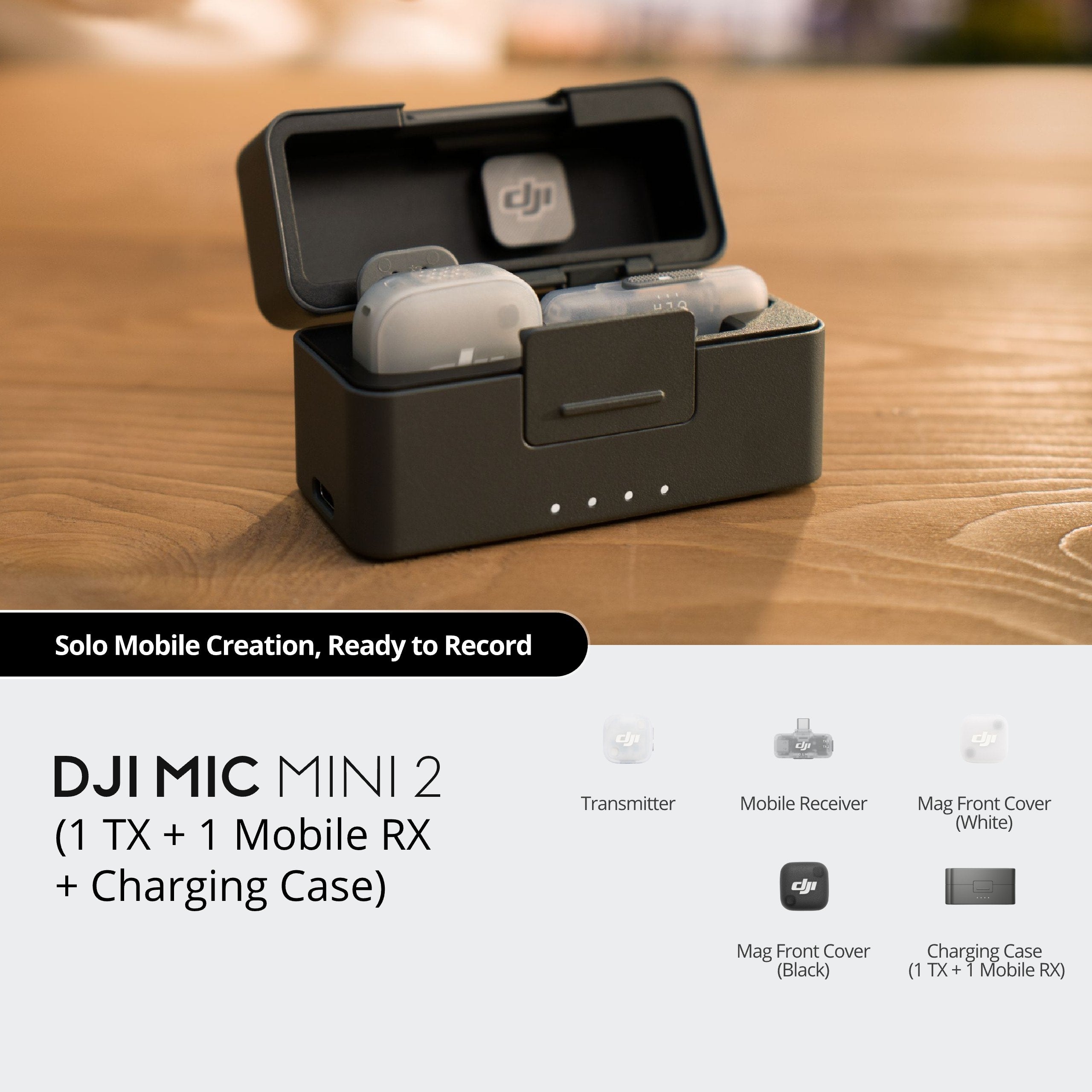 DJI Mic Mini 2 (1 TX + 1 Mobile RX + Case)