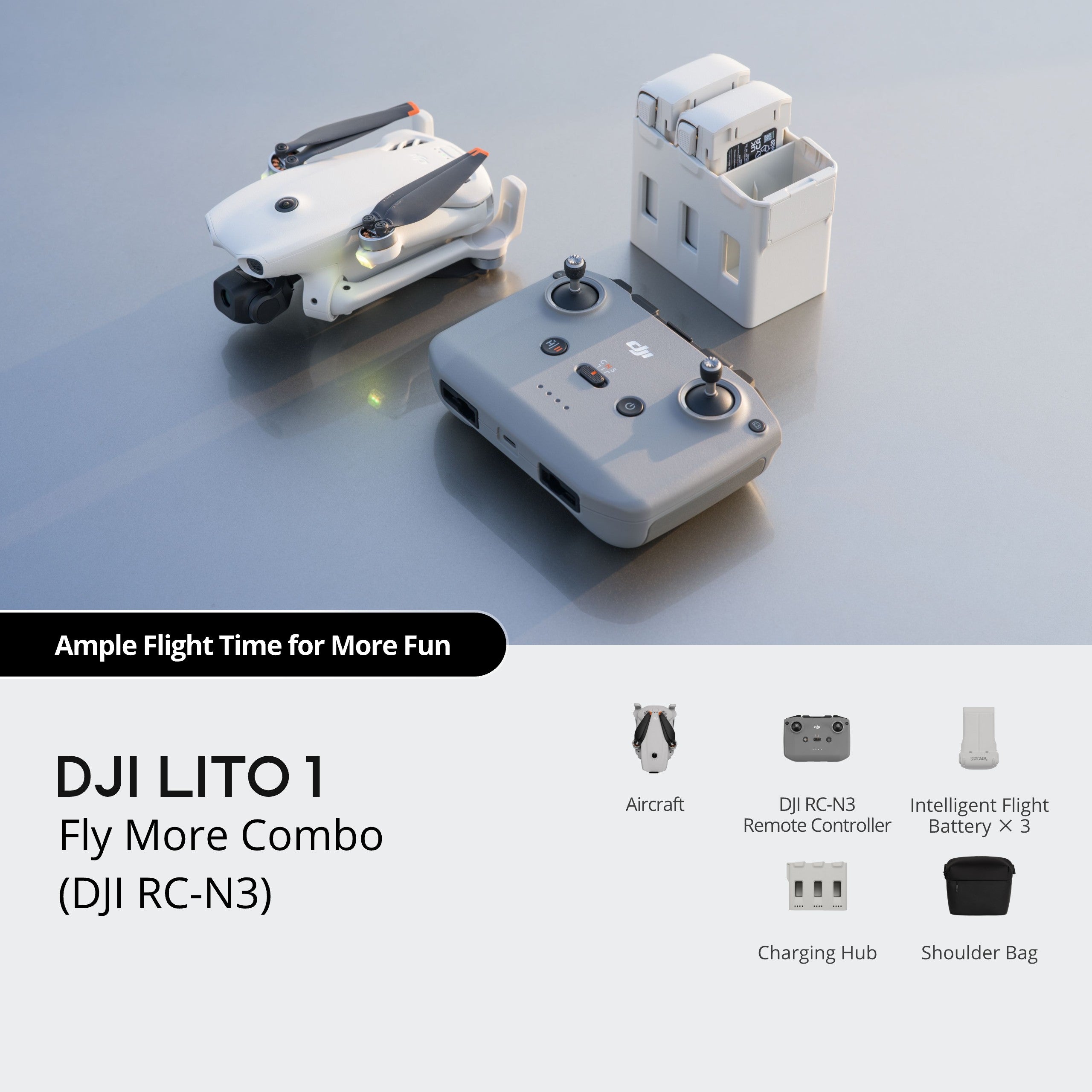 Lito 1 Fly More Combo (DJI RC-N3)