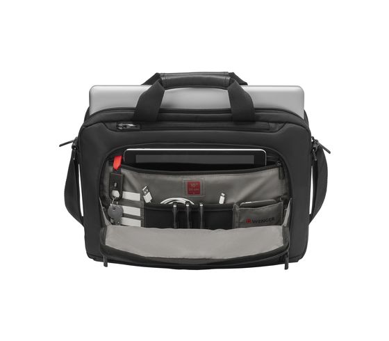 Wenger Source 16'' Laptop Briefcase with Tablet Pocket - Black