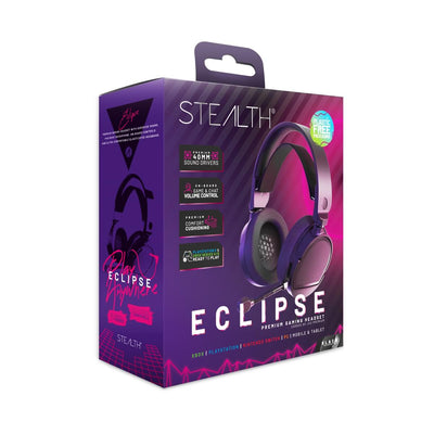 Stealth ECLIPSE Premium Gaming Headset for XBOX, PS4/PS5, Switch, PC - Black