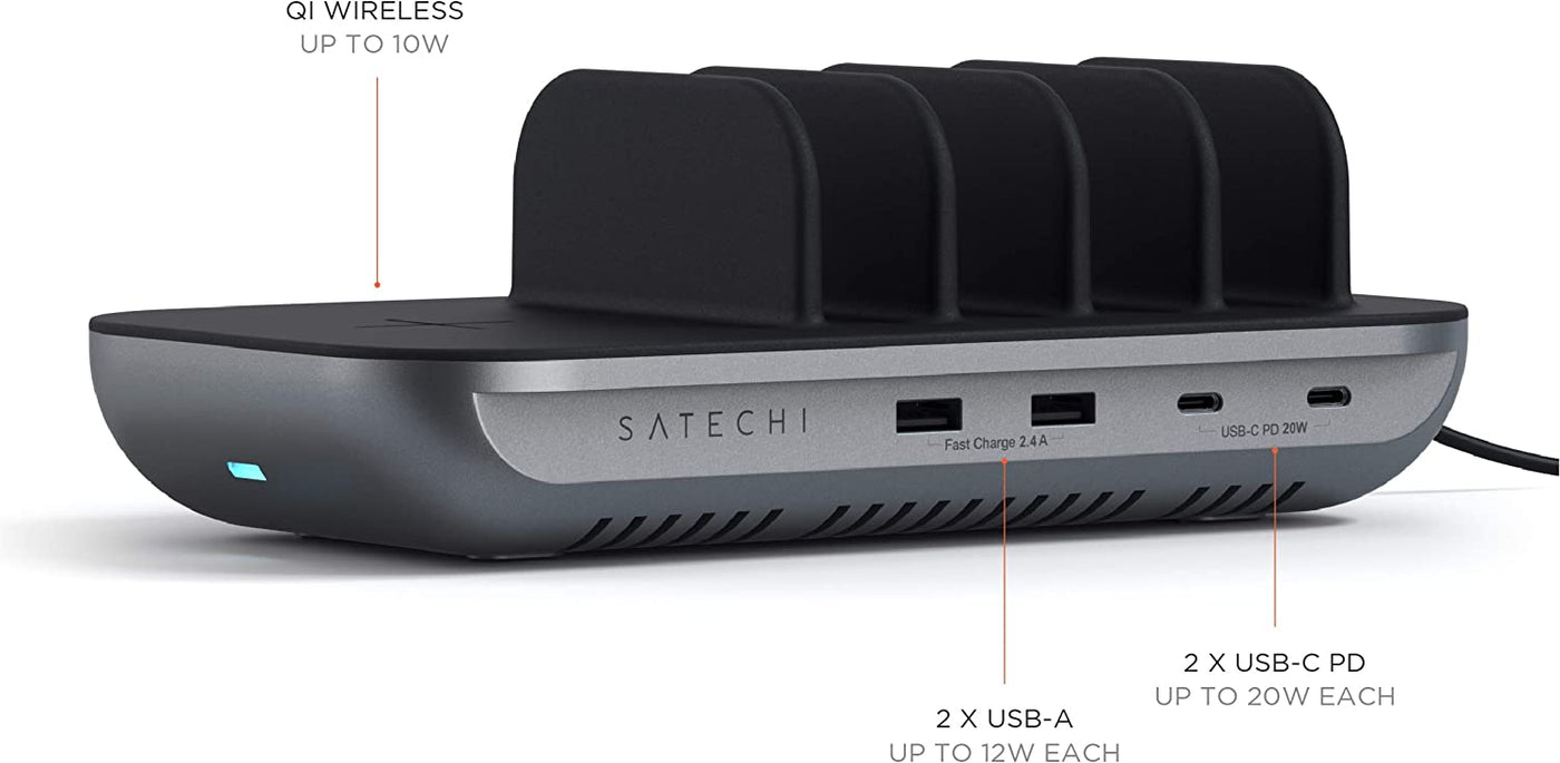 Satechi Dock5 Multi-Device Charging Station with Wireless Charging