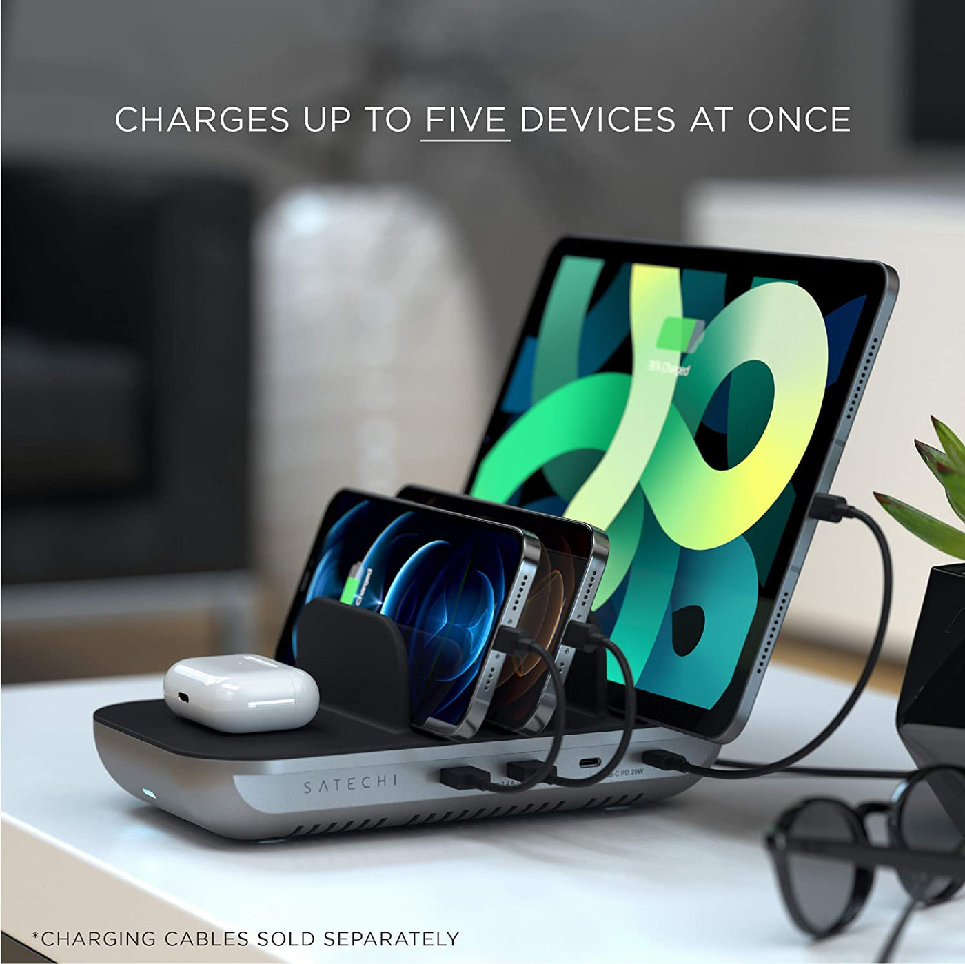 Satechi Dock5 Multi-Device Charging Station with Wireless Charging